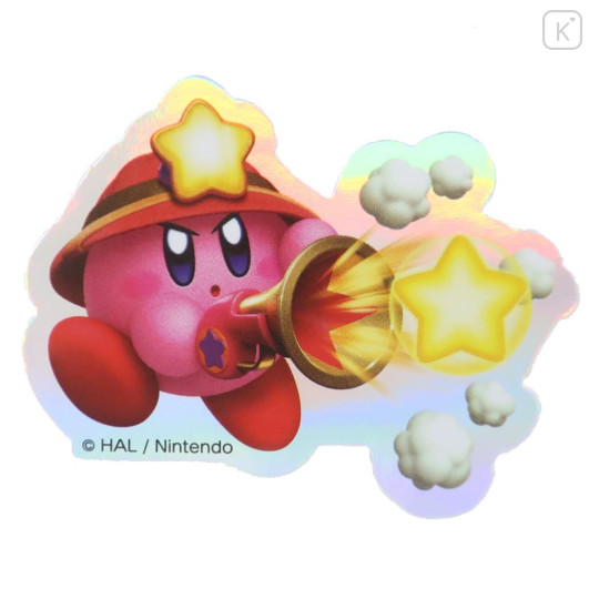 Japan Kirby Vinyl Hologram Sticker - Kirby : Ranger - 1