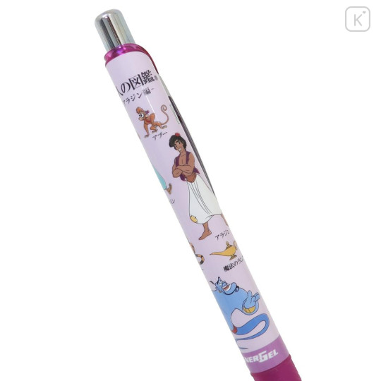 Japan Disney EnerGel Gel Pen - Aladdin Jasmine : Picture Book - 2