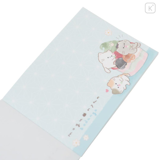 Japan Mogunyan Mini Notepad - Cat Japanese Dessert Dango - 3