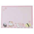 Japan Mognyan Mini Notepad - Cat Sushi Blue - 3