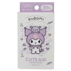 Japan Sanrio Boxed Adhesive Bandage - Kuromi : Baku