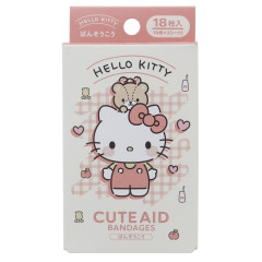 Japan Sanrio Boxed Adhesive Bandage - Hello Kitty & Tiny Chum