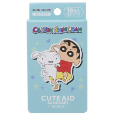Japan Crayon Shin-chan Boxed Adhesive Bandage - Shinnosuke Nohara & Shiro