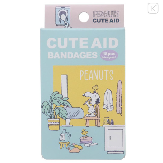 Japan Peanuts Boxed Adhesive Bandage - Snoopy : Home - 1