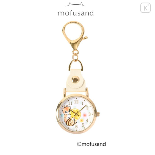 Japan Mofusand Keychain Watch - Bee Cat Nyan - 1
