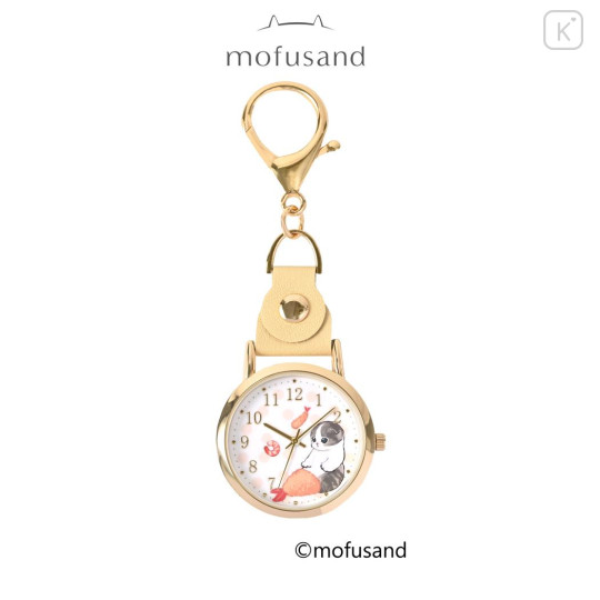 Japan Mofusand Keychain Watch - Shrimp Cat : Ebinyan - 1