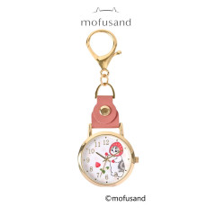 Japan Mofusand Keychain Watch - Strawberry Cat Nyan