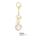 Japan Peanuts Keychain Watch - Snoopy & Woodstock : Hug - 1