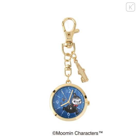 Japan Moomin Keychain Watch - Little My : Blue - 1