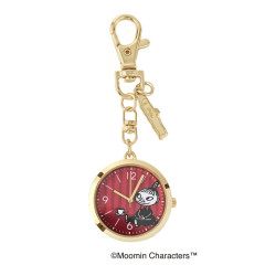 Japan Moomin Keychain Watch - Little My : Red