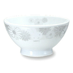 Japan Miffy Rice Bowl - Miffy : 70th Anniversary White Flower