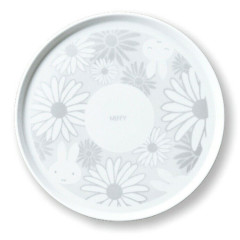 Japan Miffy Porcelain Plate - Miffy : 70th Anniversary White Flower