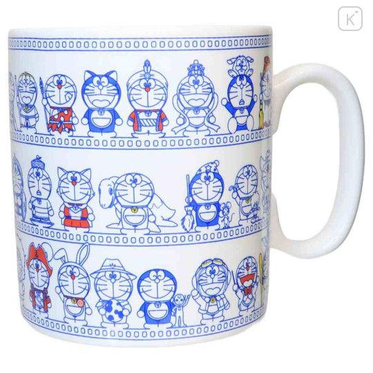 Japan Doraemon Porcelain Mug - Doraemon : 45th Anniversary - 1
