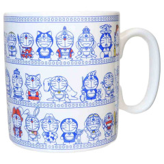 Japan Doraemon Porcelain Mug - Doraemon : 45th Anniversary
