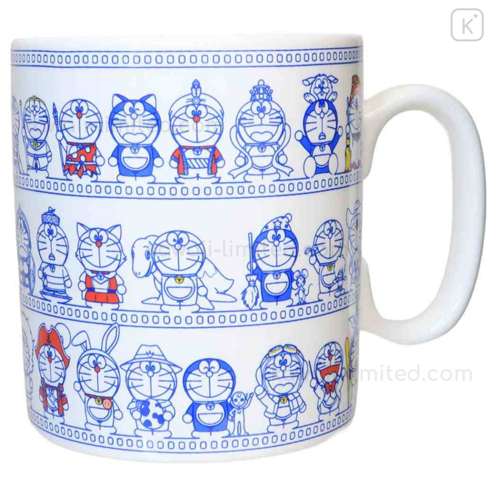 Japan Doraemon Porcelain Mug - Doraemon : 45th Anniversary