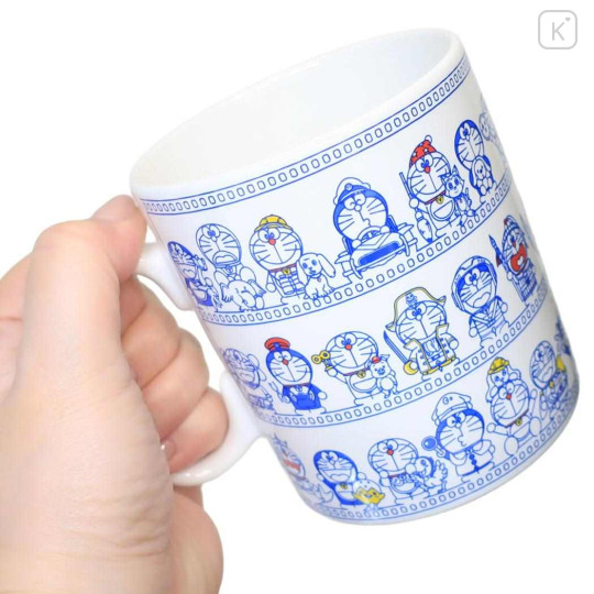Japan Doraemon Porcelain Mug - Doraemon : 45th Anniversary - 2