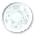 Japan Miffy Porcelain Small Plate - Miffy : 70th Anniversary White Flower - 1