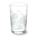 Japan Miffy Glass Tumbler - Miffy : 70th Anniversary White Flower - 1