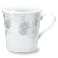 Japan Miffy Porcelain Mug - Miffy : 70th Anniversary White Flower - 1