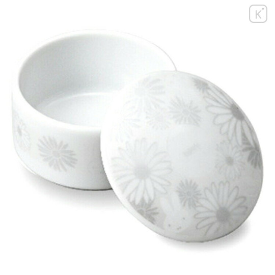 Japan Miffy Multi Case with Lid - Miffy : 70th Anniversary White Flower - 1