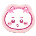 Japan Chiikawa Die-cut Fluffy Floor Mat - Chiikawa : Ribbon - 1