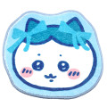 Japan Chiikawa Die-cut Fluffy Floor Mat - Hachiware : Ribbon - 1