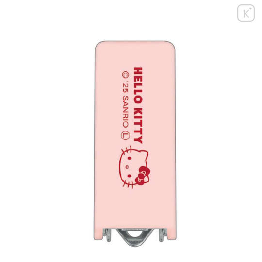 Japan Sanrio Mini Stapler - Hello Kitty : Light Pink Face - 2