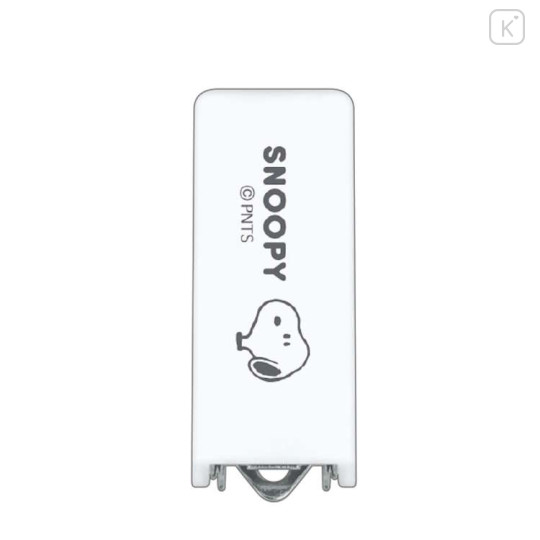Japan Peanuts Mini Stapler - Snoopy : White Face - 2