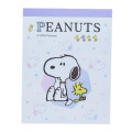 Japan Peanuts Mini Notepad - Snoopy & Woodstock : Star White