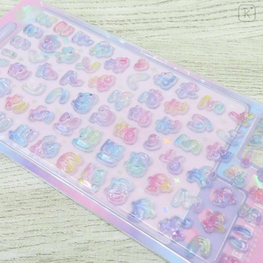 Japan Bonbon Drop Seal 3D Sticker - Japanese Alphabet Hiragana - 2