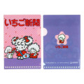 Japan Sanrio Secret Mini Clear Folder Set - Strawberry Newspaper 1980s Blind Box - 5