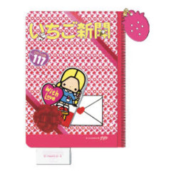 Japan Sanrio Mini Pouch - Strawberry Newspaper 1980s