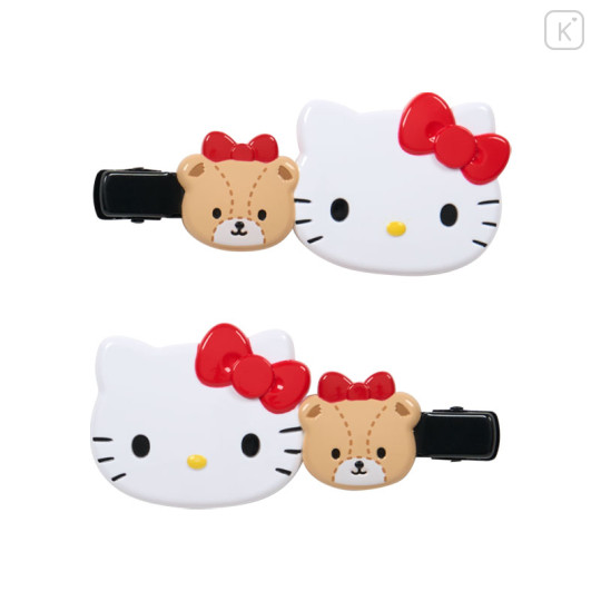 Japan Sanrio Original Long Bangs Clip Set - Hello Kitty - 2
