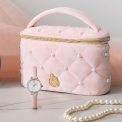 Japan Sanrio Watch & Pouch Set - My Melody : 50th Anniversary Angel Heart
