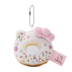 Japan Sanrio Mirror Keychain - Hello Kitty : Donut
