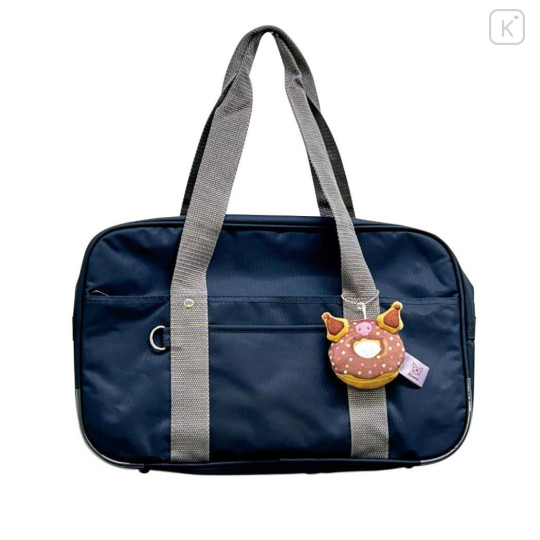 Japan Sanrio Mirror Keychain - Kuromi : Donut - 3