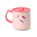 Japan Sanrio Original Stainless Steel Mug with Lid - Hello Kitty - 2