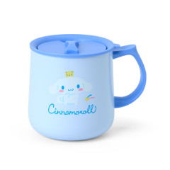Japan Sanrio Original Stainless Steel Mug with Lid - Cinnamoroll