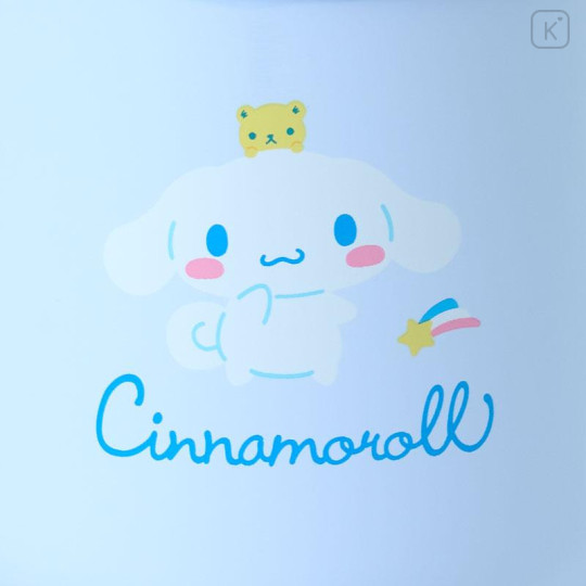 Japan Sanrio Original Stainless Steel Mug with Lid - Cinnamoroll - 6