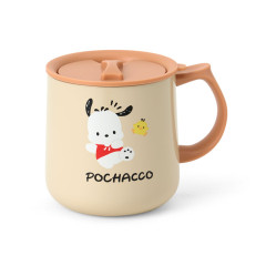 Japan Sanrio Original Stainless Steel Mug with Lid - Pochacco