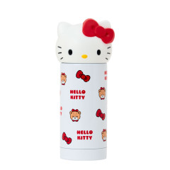 Japan Sanrio Original Face Shaped Stainless Steel Bottle - Hello Kitty
