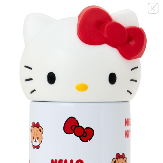 Japan Sanrio Original Face Shaped Stainless Steel Bottle - Hello Kitty - 4
