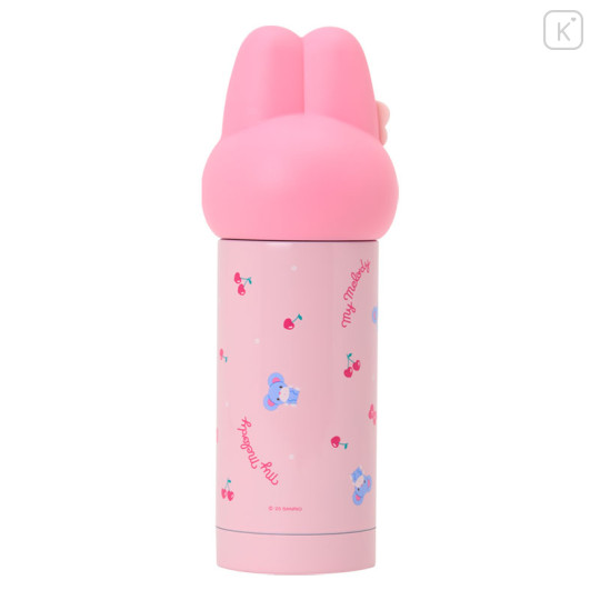 Japan Sanrio Original Face Shaped Stainless Steel Bottle - My Melody - 2