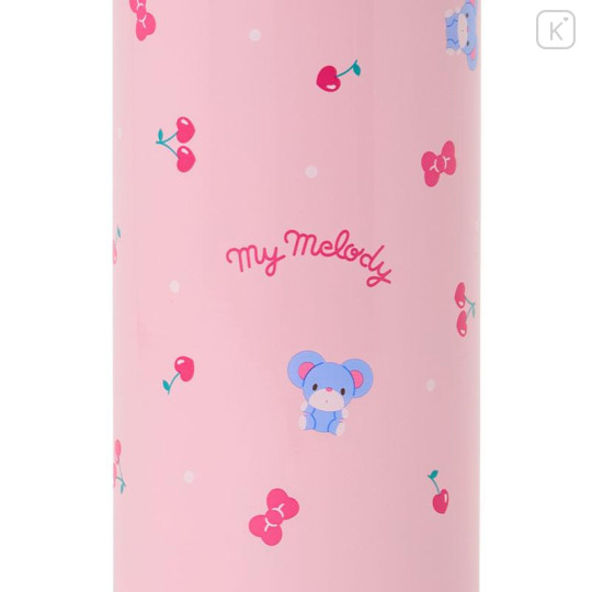 Japan Sanrio Original Face Shaped Stainless Steel Bottle - My Melody - 5