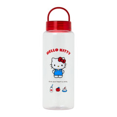 Japan Sanrio Original Clear Bottle with Handle - Hello Kitty