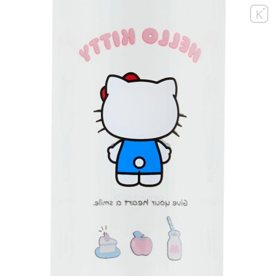 Japan Sanrio Original Clear Bottle with Handle - Hello Kitty - 5