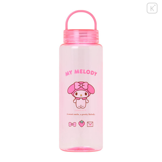 Japan Sanrio Original Clear Bottle with Handle - My Melody - 1