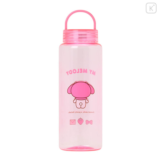 Japan Sanrio Original Clear Bottle with Handle - My Melody - 2