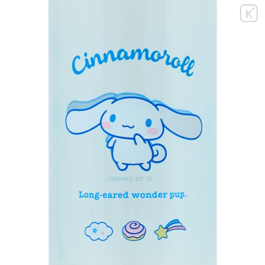 Japan Sanrio Original Clear Bottle with Handle - Cinnamoroll - 4