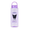 Japan Sanrio Original Clear Bottle with Handle - Kuromi - 2